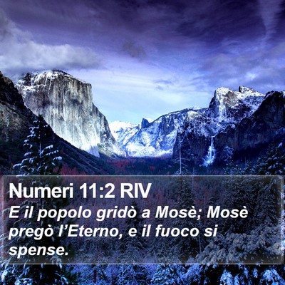 Numeri 11:2 RIV Bible Verse Image