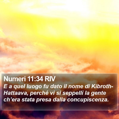 Numeri 11:34 RIV Bible Verse Image