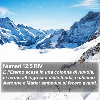 Numeri 12:5 RIV Bible Verse Image