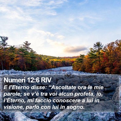 Numeri 12:6 RIV Bible Verse Image