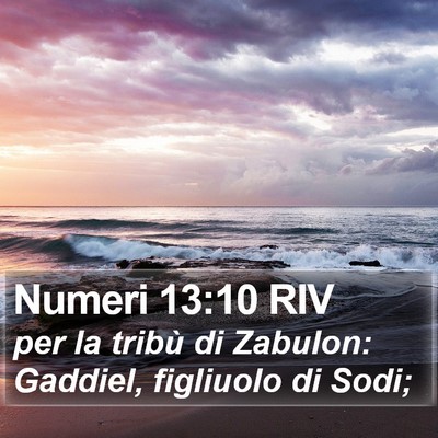 Numeri 13:10 RIV Bible Verse Image