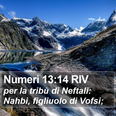 Numeri 13:14 RIV Bible Verse Image