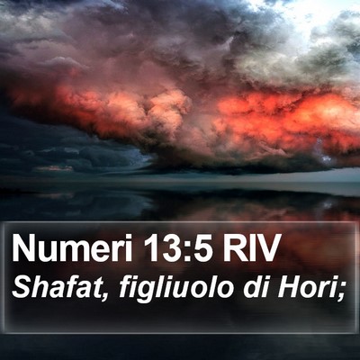 Numeri 13:5 RIV Bible Verse Image