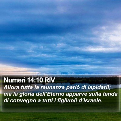 Numeri 14:10 RIV Bible Verse Image
