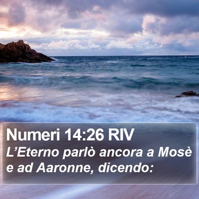 Numeri 14:26 RIV Bible Verse Image