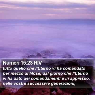 Numeri 15:23 RIV Bible Verse Image