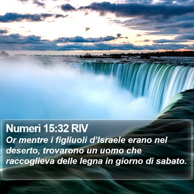 Numeri 15:32 RIV Bible Verse Image