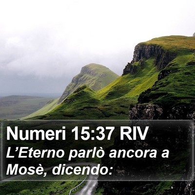 Numeri 15:37 RIV Bible Verse Image