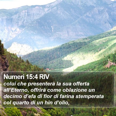 Numeri 15:4 RIV Bible Verse Image