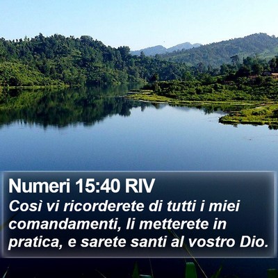 Numeri 15:40 RIV Bible Verse Image