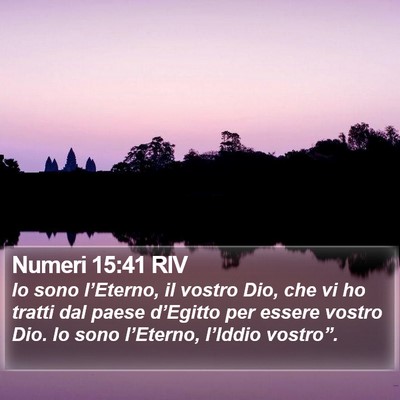 Numeri 15:41 RIV Bible Verse Image