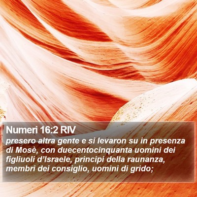 Numeri 16:2 RIV Bible Verse Image