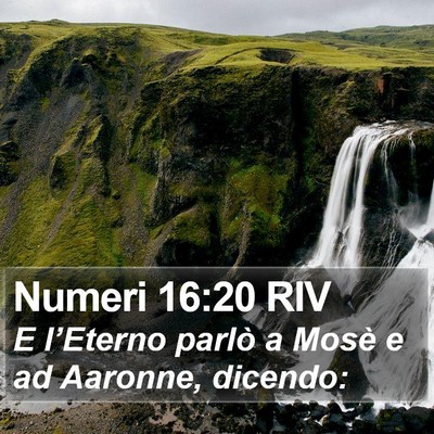 Numeri 16:20 RIV Bible Verse Image