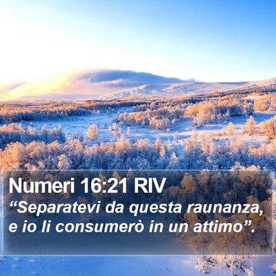 Numeri 16:21 RIV Bible Verse Image