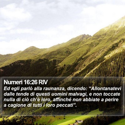 Numeri 16:26 RIV Bible Verse Image