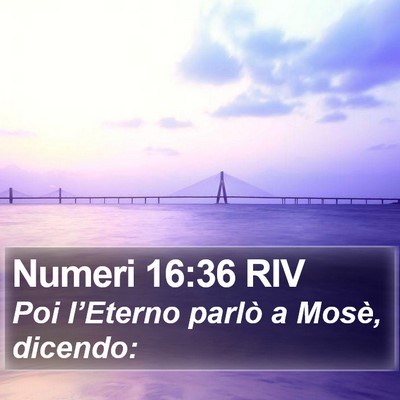 Numeri 16:36 RIV Bible Verse Image