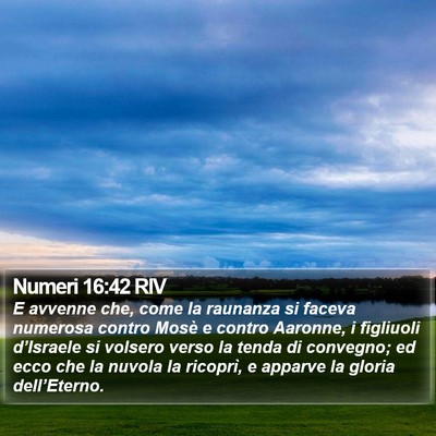 Numeri 16:42 RIV Bible Verse Image