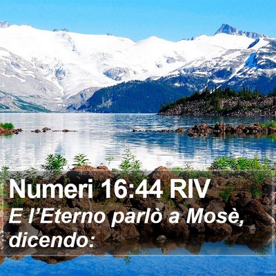 Numeri 16:44 RIV Bible Verse Image