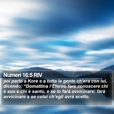 Numeri 16:5 RIV Bible Verse Image