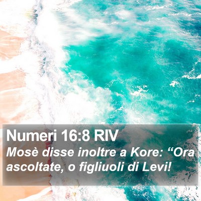 Numeri 16:8 RIV Bible Verse Image