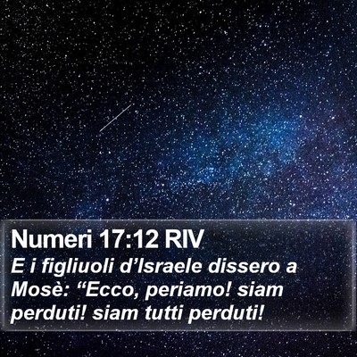 Numeri 17:12 RIV Bible Verse Image