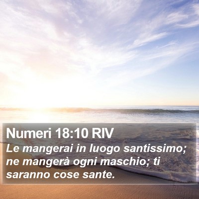 Numeri 18:10 RIV Bible Verse Image