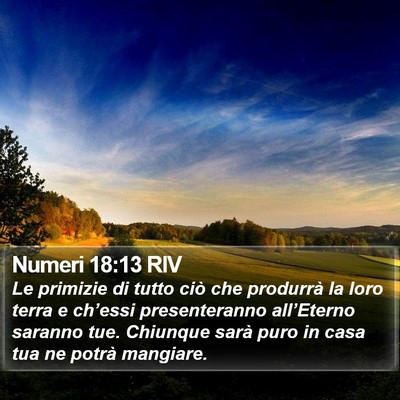 Numeri 18:13 RIV Bible Verse Image