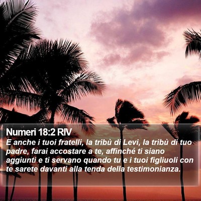 Numeri 18:2 RIV Bible Verse Image