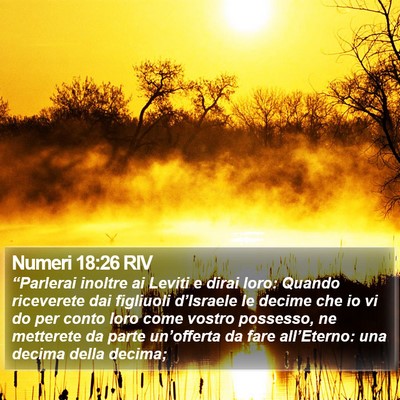 Numeri 18:26 RIV Bible Verse Image