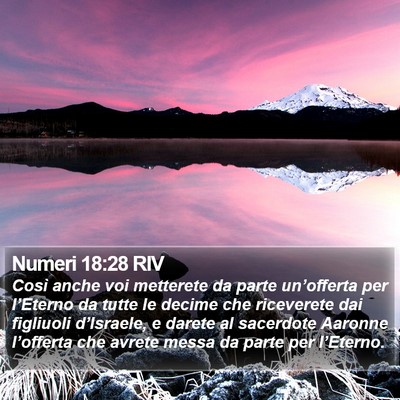 Numeri 18:28 RIV Bible Verse Image