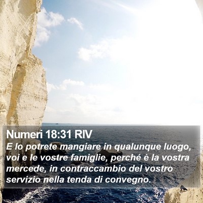 Numeri 18:31 RIV Bible Verse Image