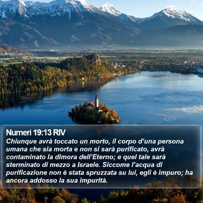 Numeri 19:13 RIV Bible Verse Image