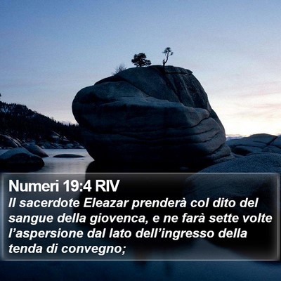 Numeri 19:4 RIV Bible Verse Image