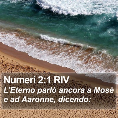 Numeri 2:1 RIV Bible Verse Image