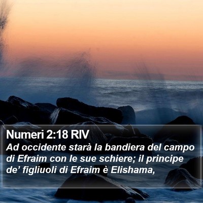 Numeri 2:18 RIV Bible Verse Image