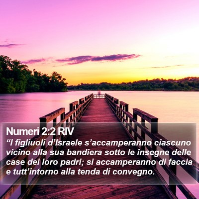Numeri 2:2 RIV Bible Verse Image