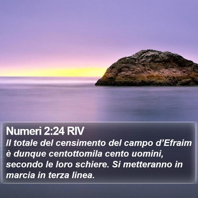 Numeri 2:24 RIV Bible Verse Image