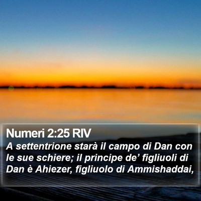 Numeri 2:25 RIV Bible Verse Image