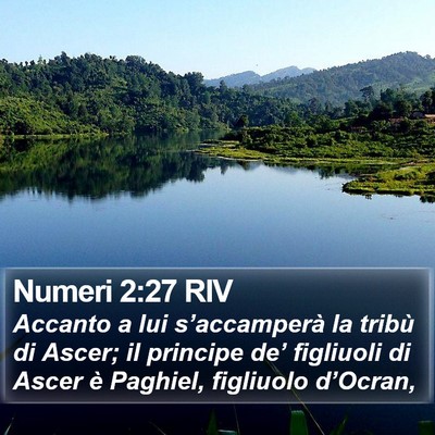 Numeri 2:27 RIV Bible Verse Image