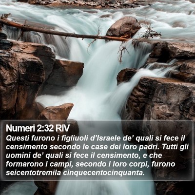 Numeri 2:32 RIV Bible Verse Image