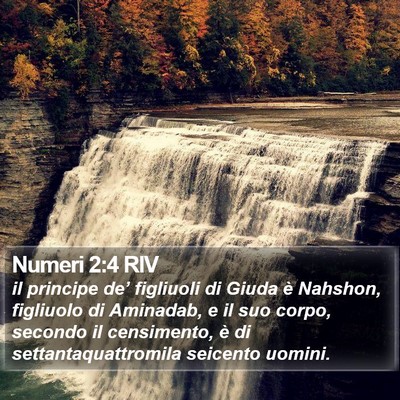 Numeri 2:4 RIV Bible Verse Image