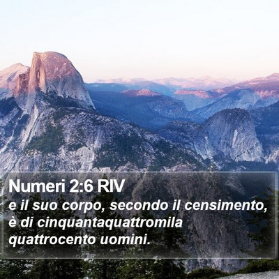 Numeri 2:6 RIV Bible Verse Image