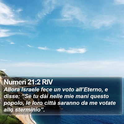 Numeri 21:2 RIV Bible Verse Image