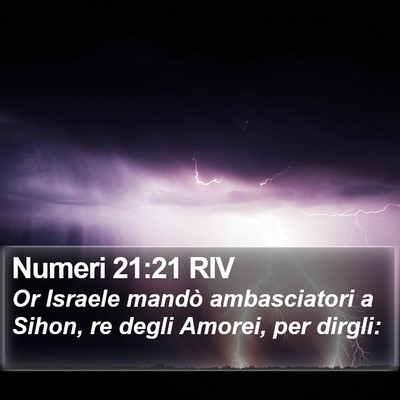 Numeri 21:21 RIV Bible Verse Image