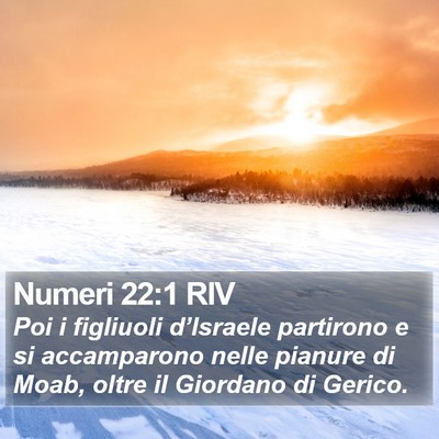 Numeri 22:1 RIV Bible Verse Image