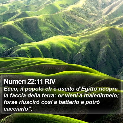 Numeri 22:11 RIV Bible Verse Image