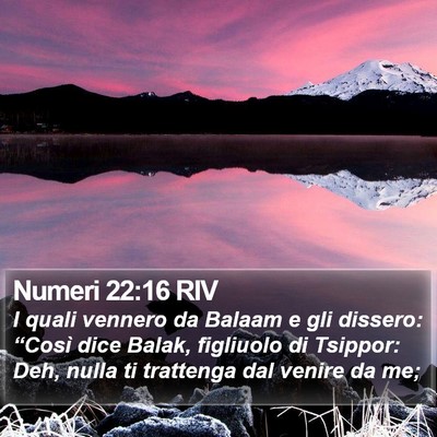 Numeri 22:16 RIV Bible Verse Image
