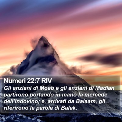Numeri 22:7 RIV Bible Verse Image