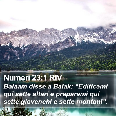 Numeri 23:1 RIV Bible Verse Image