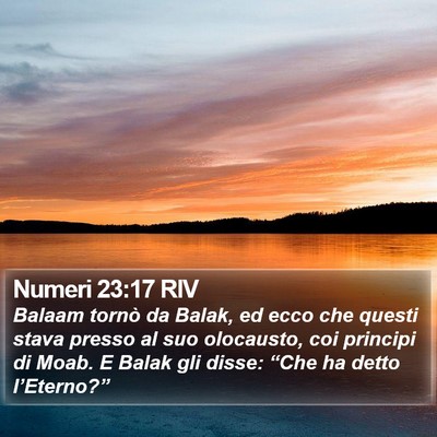 Numeri 23:17 RIV Bible Verse Image
